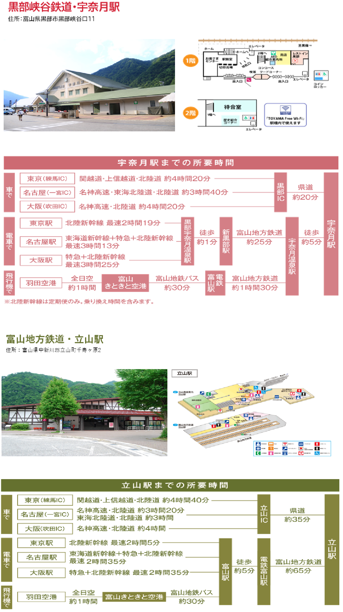 Aコース料金表